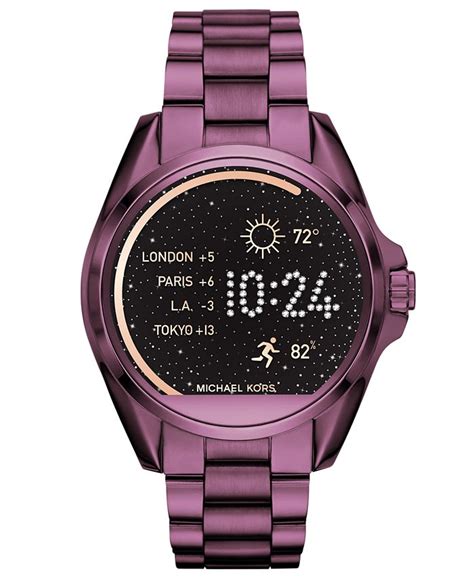 Michael Kors Access Women's Digital Bradshaw Plum 